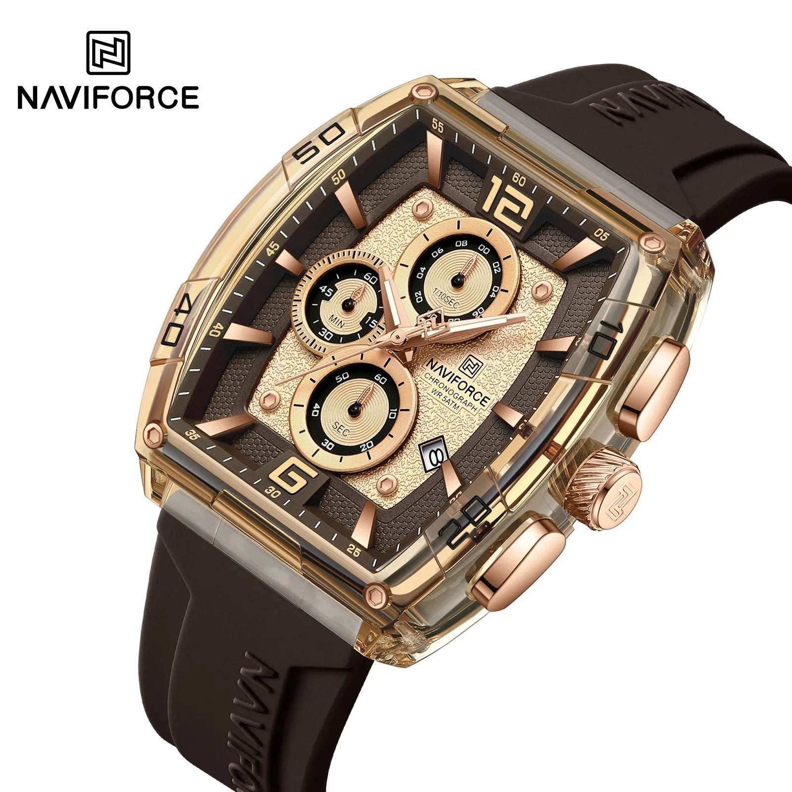 NAVIFORCE 6101 Men's Luxury Watch – Stylish, Waterproof & Multifunction
