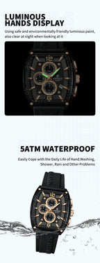 NAVIFORCE 6101 Men's Luxury Watch – Stylish, Waterproof & Multifunction