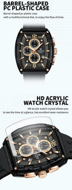 NAVIFORCE 6101 Men's Luxury Watch – Stylish, Waterproof & Multifunction