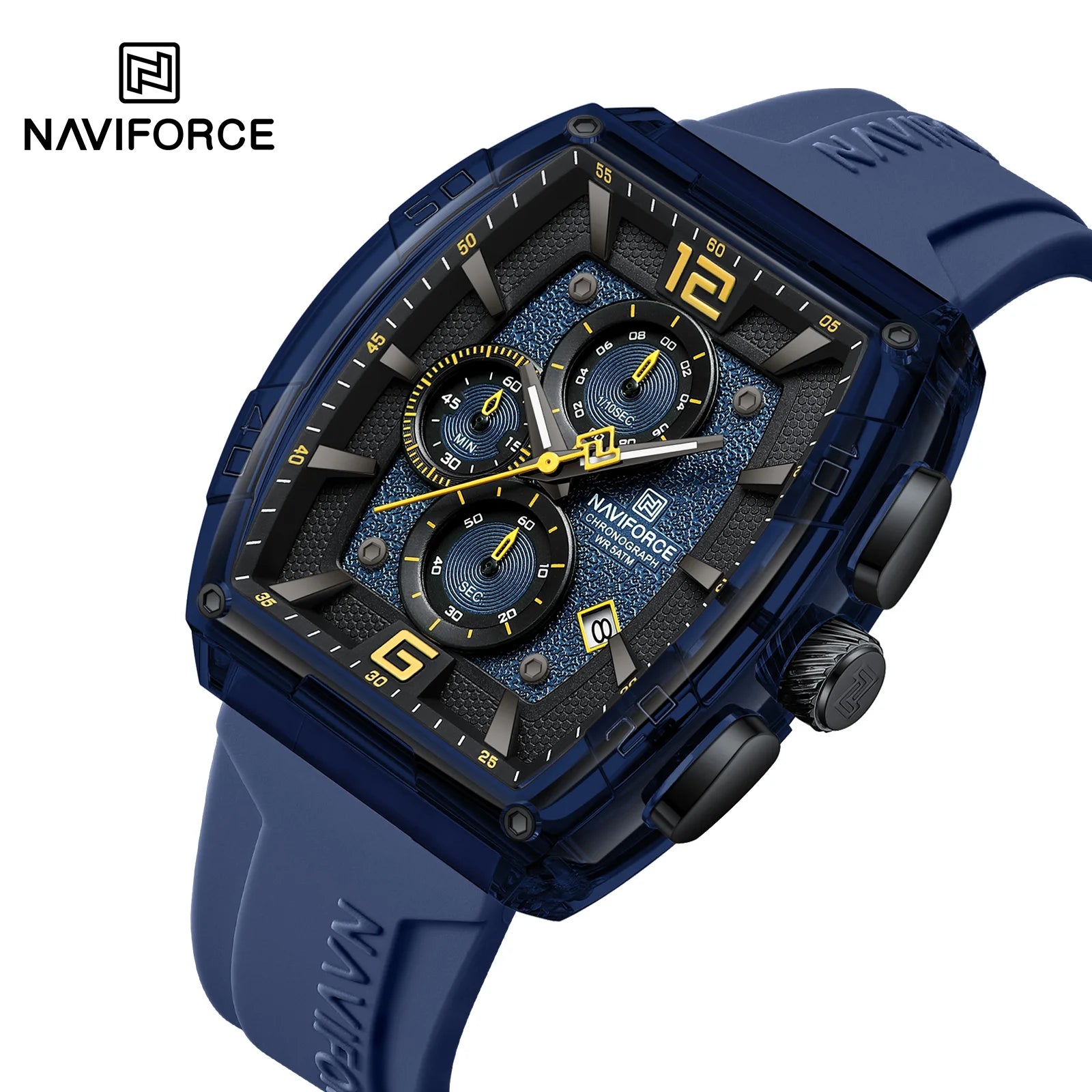 NAVIFORCE 6101 Men's Luxury Watch – Stylish, Waterproof & Multifunction