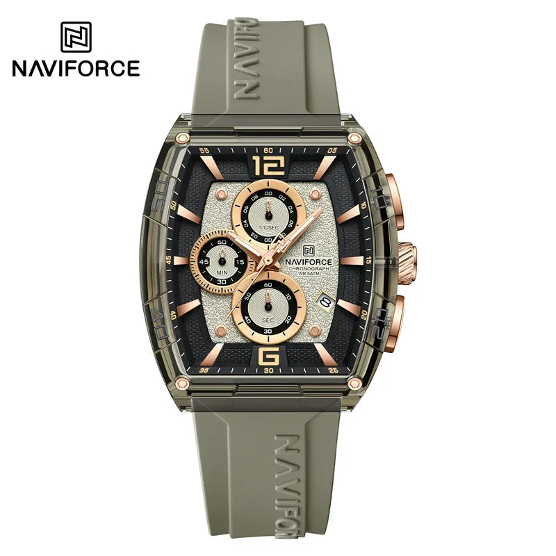 NAVIFORCE 6101 Men's Luxury Watch – Stylish, Waterproof & Multifunction
