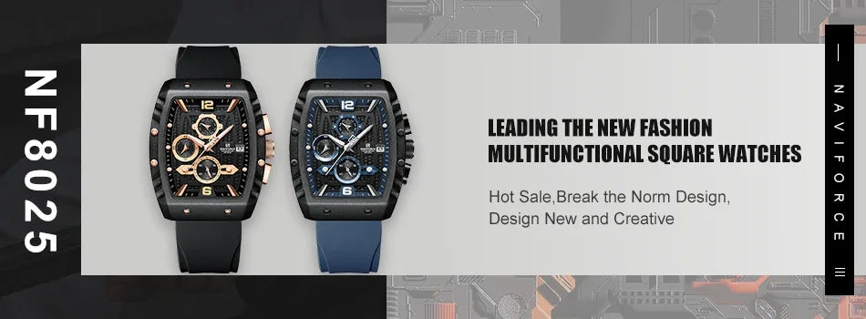 NAVIFORCE 6101 Men's Luxury Watch – Stylish, Waterproof & Multifunction