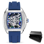 MEGIR 8601 Men's Luxury Automatic Watch - Waterproof Sport Style with Silicone Strap