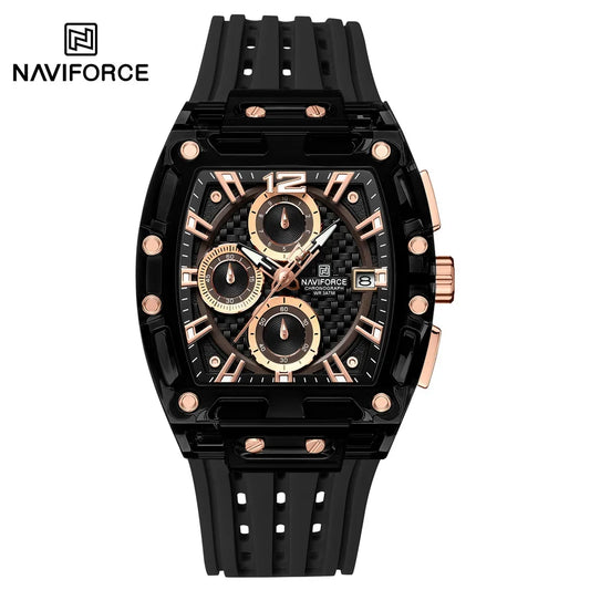 NAVIFORCE NF 7105 Men's Luxury Sport Watch – Waterproof Quartz with Date Display