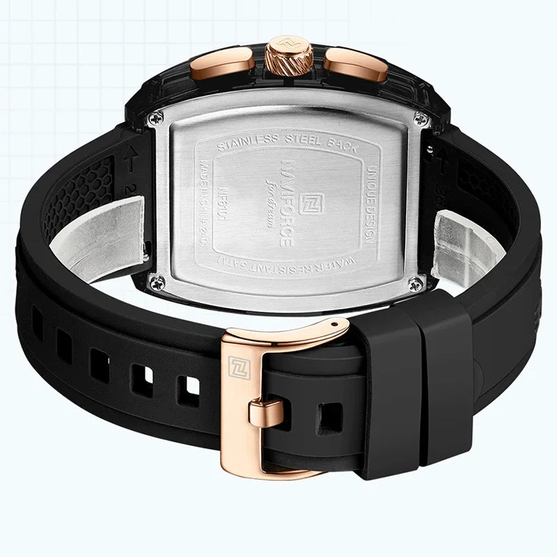 NAVIFORCE 6101 Men's Luxury Watch – Stylish, Waterproof & Multifunction