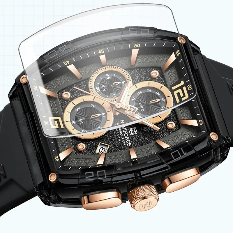 NAVIFORCE 6101 Men's Luxury Watch – Stylish, Waterproof & Multifunction