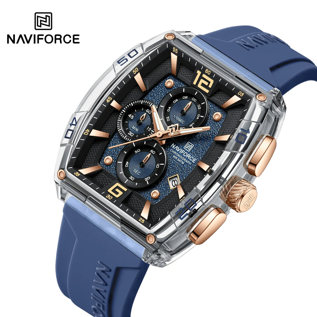 NAVIFORCE 6101 Men's Luxury Watch – Stylish, Waterproof & Multifunction