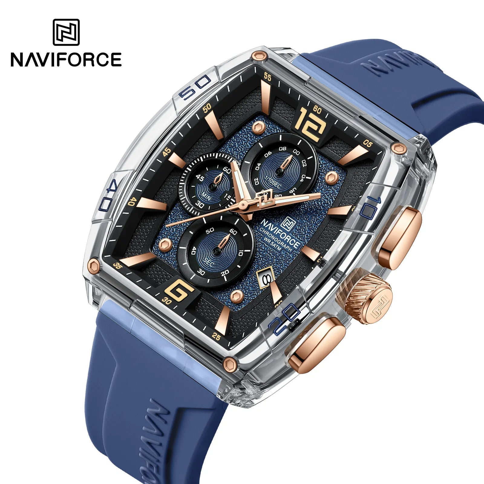 NAVIFORCE 6101 Men's Luxury Watch – Stylish, Waterproof & Multifunction