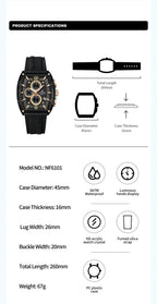 NAVIFORCE 6101 Men's Luxury Watch – Stylish, Waterproof & Multifunction